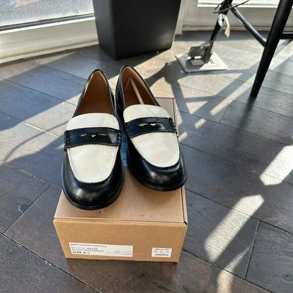 NWT Madewell Grayson Penny Loafer in True Black Multi - Picture 4 of 12